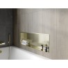 Mexen X-Wall-R Eingebaute Regal mit Flansch 90 x 30 cm, gebürstetes Gold - 1950903010