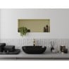Mexen X-Wall-NR Nischenregal ohne Flansch 75 x 30 cm, gebürstetes Gold - 1951753010