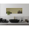 Mexen X-Wall-NR Nischenregal ohne Flansch 90 x 30 cm, gebürstetes Gold - 1951903010