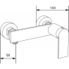 Mexen Zero Duscharmatur, gold - 71140-50