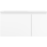 Mexen Orio Badezimmerschrank 90 cm mit Waschbecken Otis links, 1S, 1T, weiß matt - 91A13-09047-3-BBFF01-W18L01