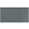 Mexen Orio Badezimmerschrank 90 cm mit Waschbecken Otis links, 1S, 1D, grafit matt/weiß matt - 91A13-09047-3-BBFF66-W18L01