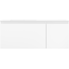 Mexen Orio Badezimmerschrank 120 cm mit linker Otis-Waschtisch, 1S, 1D, weiß matt - 91A13-12047-3-BBFF01-W18L01