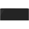 Mexen Orio Badezimmerschrank 120 cm mit Waschbecken Otis links, 1S, 1D, schwarz matt - 91A13-12047-3-BBFF71-W18L71