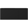 Mexen Orio Badezimmerschrank 120 cm mit Waschbecken Otis links, 1S, 1T, schwarz matt - 91A13-12047-3-BBFF71-W18L71