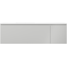 Mexen Orio 160 cm Badezimmerunterschrank mit linkem Waschbecken Otis, 1S, 1D, grau matt/weiß matt - 91A13-16047-3-BBFF62-W18L01