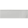 Mexen Orio Badezimmerschrank 160 cm mit linkem Waschbecken Otis, 1S, 1D, grau matt/weiß matt - 91A13-16047-3-BBFF62-W18L01