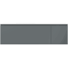 Mexen Orio Badezimmerschrank 160 cm mit Waschbecken Otis links, 1S, 1D, Graphit Matt/Weiß Matt - 91A13-16047-3-BBFF66-W18L01