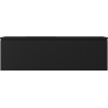 Mexen Orio Badezimmerschrank 160 cm mit Waschbecken Otis links, 1S, 1D, schwarz matt - 91A13-16047-3-BBFF71-W18L71