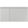Mexen Orio Badezimmerschrank 90 cm mit rechter Otis-Waschtisch, 1S, 1D, grau matt/weiß matt - 91A13-09047-3-BBFF62-W18P01