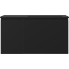 Mexen Orio Badezimmerunterschrank 90 cm mit Waschbecken Otis rechts, 1S, 1D, schwarz matt - 91A13-09047-3-BBFF71-W18P71