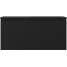 Mexen Orio 100 cm Badezimmermöbel mit Waschbecken Otis rechts, 1S, 1D, schwarz matt - 91A13-10047-3-BBFF71-W18P71