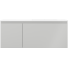 Mexen Orio 120 cm Badezimmerunterschrank mit Waschbecken Otis rechts, 1S, 1D, graues Matt/weißes Matt