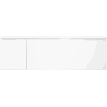 Mexen Orio Badezimmerschrank 160 cm mit rechtem Otis-Waschtisch, 1S, 1D, weiß glänzend - 91A13-16047-3-BBFF00-W18P00
