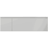 Mexen Orio Badezimmerschrank 160 cm mit Waschbecken Otis rechts, 1S, 1D, grau matt/weiß matt - 91A13-16047-3-BBFF62-W18P01