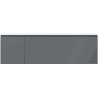 Mexen Orio Badezimmerschrank 160 cm mit Waschtisch Otis rechts, 1S, 1D, Graphit matt/weiß matt - 91A13-16047-3-BBFF66-W18P01