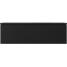 Mexen Orio Badezimmerschrank 160 cm mit Waschbecken Otis rechts, 1S, 1D, schwarz matt - 91A13-16047-3-BBFF71-W18P71