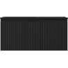 Mexen Rivel Badezimmermöbel 100 cm mit Waschbecken Otis links, 1S, 1D, geriffelt, schwarz matt - 91A23-10047-3-BBFF71-W18L71