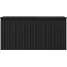 Mexen Rivel Badezimmerschrank 100 cm mit Waschbecken Otis links, 1S, 1D, geriffelt, schwarz matt - 91A23-10047-3-BBFF71-W18L71