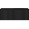 Mexen Rivel Badezimmerschrank 120 cm mit Waschbecken Otis rechts, 1S, 1T, geriffelt, schwarz matt - 91A23-12047-3-BBFF71-W18P71