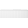 Mexen Rivel 160 cm Badschrank mit Waschbecken Otis rechts, 1S, 1D, gerillt, weiß matt - 91A23-16047-3-BBFF01-W18P01