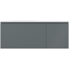 Mexen Orio Badezimmerschrank 120 cm mit Waschbecken Vela links, 1S, 1D, Grafit matt/weiß matt - 91A13-12047-3-BBFF66-W23L01