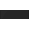 Mexen Orio Badezimmerschrank 160 cm mit Waschbecken Vela links, 1S, 1D, schwarz matt - 91A13-16047-3-BBFF71-W23L71