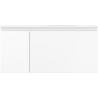 Mexen Orio Badezimmerschrank 100 cm mit Waschtisch Vela rechts, 1S, 1D, weiß matt - 91A13-10047-3-BBFF01-W23P01