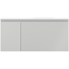 Mexen Orio Badezimmerschrank 100 cm mit Waschbecken Vela rechts, 1S, 1T, graumatt/weißmatt - 91A13-10047-3-BBFF62-W23P01