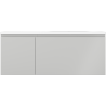 Mexen Orio Badezimmerschrank 120 cm mit Waschtisch Vela rechts, 1S, 1D, grau matt/weiß matt - 91A13-12047-3-BBFF62-W23P01