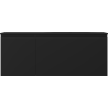 Mexen Orio Badezimmerschrank 120 cm mit Waschbecken Vela rechts, 1S, 1T, schwarz matt - 91A13-12047-3-BBFF71-W23P71