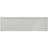 Mexen Orio Badezimmerunterschrank 160 cm mit Waschbecken Vela rechts, 1S, 1D, grau matt/weiß matt - 91A13-16047-3-BBFF62-W23P01