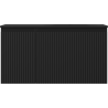 Mexen Rivel Badezimmerschrank 90 cm mit Waschbecken Vela rechts, 1S, 1D, gerillt, schwarz matt - 91A23-09047-3-BBFF71-W23P71