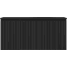 Mexen Rivel Badezimmerschrank 100 cm mit Waschbecken Vela rechts, 1S, 1D, geriffelt, schwarz matt - 91A23-10047-3-BBFF71-W23P71