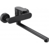 Mexen Milo Badewannenarmatur mit langer Auslauf, schwarz - 71335-70