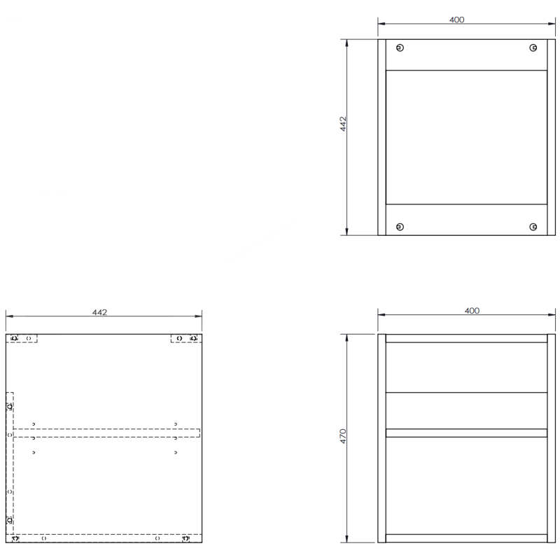 Mexen Orio Badezimmerschrank 100 cm mit Waschtisch Otis links, 2S, 1D, schwarz matt - 91A13-10047-3-BBFFF71-W18L71