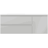 Mexen Orio 120 cm Badezimmermöbel mit linker Otis-Waschtisch, 2S, 1D, graumatt/weißmatt - 91A13-12047-3-BBFFF62-W18L01