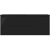 Mexen Orio Badezimmerschrank 120 cm mit linker Waschbecken Otis, 2S, 1D, schwarz matt - 91A13-12047-3-BBFFF71-W18L71