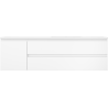 Mexen Orio Badezimmerschrank 160 cm mit Otis Waschbecken rechts, 2S, 1T, weiß matt - 91A13-16047-3-BBFFF01-W18P01