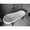 Mexen Retro freistehende Badewanne 170 x 75 cm, weiß, schwarze Beine - 53251707500-70