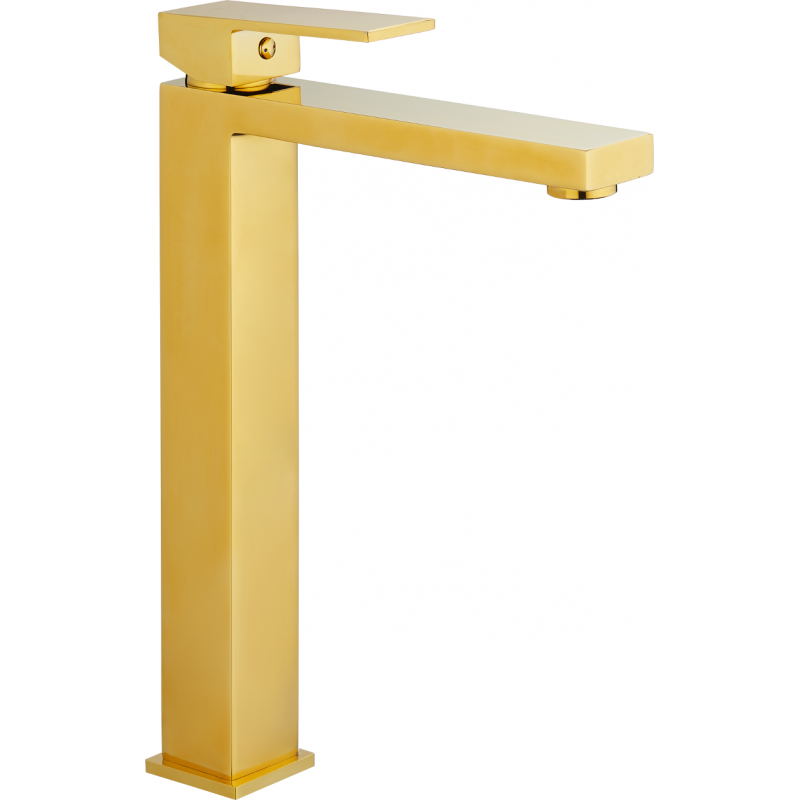 Mexen Uno hoher Waschtischmischer, gold - 71410-50