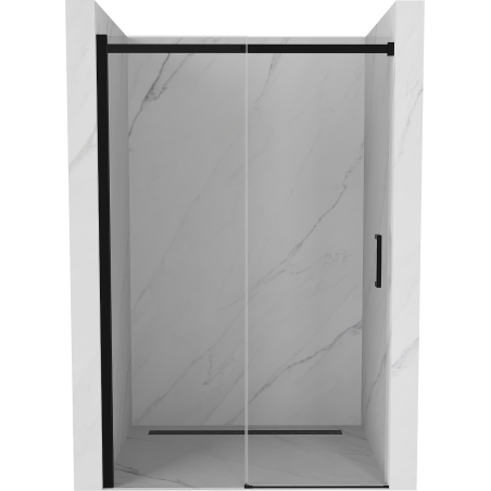 Mexen Omega schiebetüren für dusche 150 cm, transparent, schwarz - 825-150-000-70-00