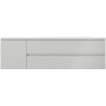 Mexen Orio Badezimmerschrank 160 cm mit Waschbecken Vela rechts, 2S, 1T, grau matt/weiß matt - 91A13-16047-3-BBFFF62-W23P01