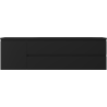 Mexen Orio Badezimmerunterschrank 160 cm mit Vela Waschbecken rechts, 2S, 1T, schwarz matt - 91A13-16047-3-BBFFF71-W23P71