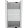 Mexen Apia Schiebetür für Dusche 90 cm, Streifen, Chrom - 845-090-000-01-20