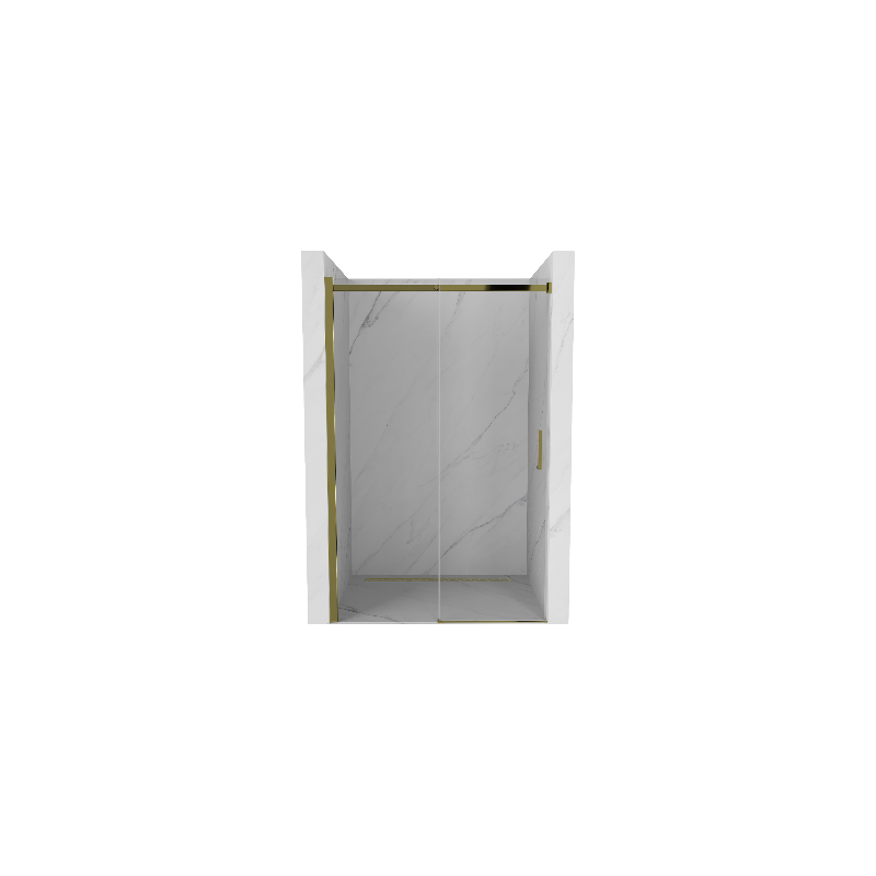 Mexen Omega Schiebetür für die Dusche 100 cm, transparent, gold - 825-100-000-50-00