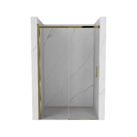 Mexen Omega Schiebetür für die Dusche 100 cm, transparent, gold - 825-100-000-50-00