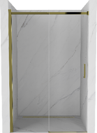Mexen Omega Duschabtrennung Schiebetür 100 cm, transparent, gold - 825-100-000-50-00