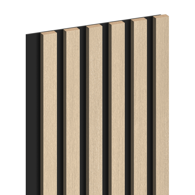 Mexen Lam-B Wandpaneele 275 x 30 cm, HDF Platte 4 mm, technisches Furnier, Sandiger Eiche - S100-275307-3015-001
