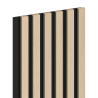 Mexen Lam-B Wandpaneele 275 x 30 cm, HDF Platte 4 mm, technisches Furnier, Sandiger Eiche - S100-275307-3015-001